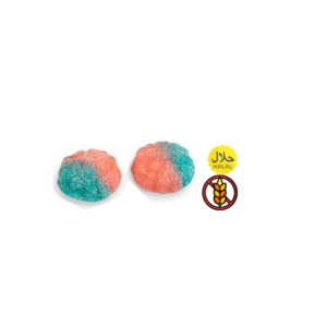 bonbon bisous gout gim un coter rose un cote bleu